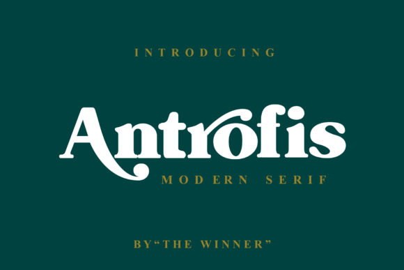 Antrofis: A Display Font That Anchors Editorial Mood