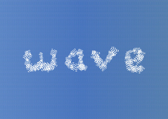 Blue Wave: A Dynamic Display Font for Editorial Design
