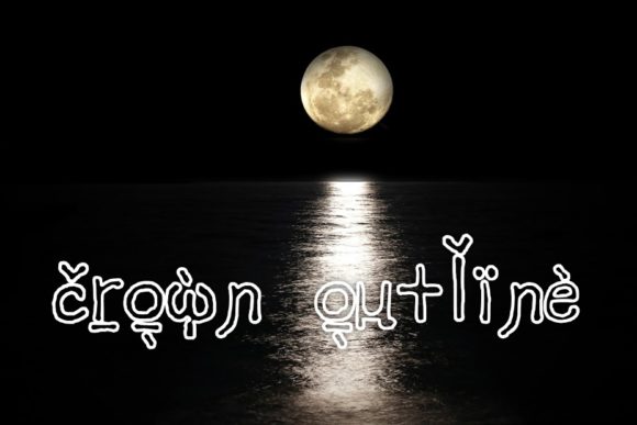 Crown Outline: A Display Font That Lifts the Mood of Any Layout