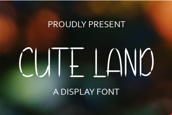Cute Land: A Distinct Display Font for Scroll-Stopping Marketing