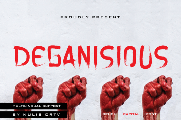 Deganisious: A Quirky Display Font That Sells Your Handmade Goods