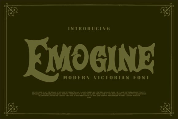Emogine: A Bold Display Font That Elevates Digital Branding