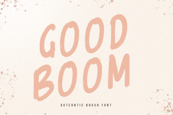 Goodboom: A Friendly Display Font for Digital Branding