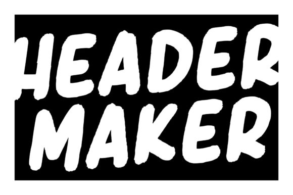 Header Maker: A Bold, Friendly Display Font for Small Business Brands