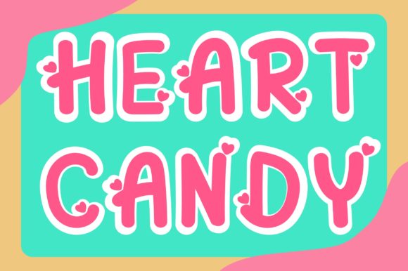 Heart Candy Font: A Friendly, Bold Display Typeface for Creative Brands