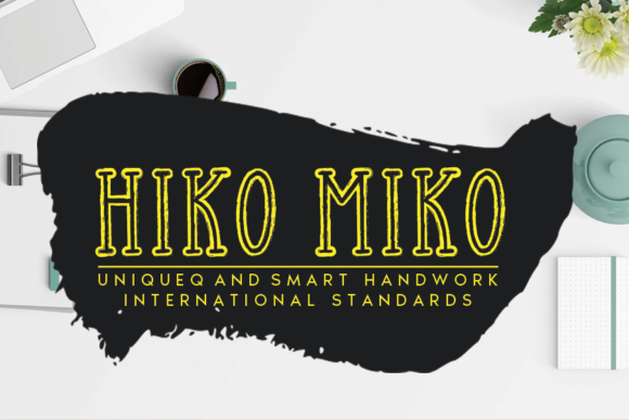 Hiko Miko: A Display Font with Editorial Charm