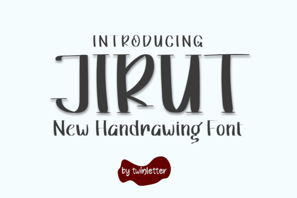 Jirut: A Modern Display Font for Digital Brand Identity
