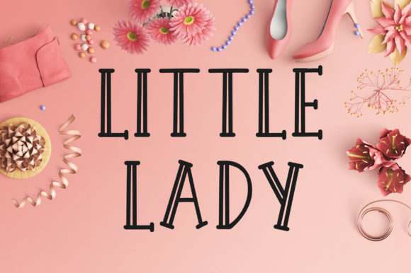 Little Lady Display Font for Handmade Creators