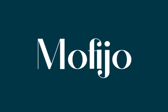 Mofijo: A Display Font That Breathes Life Into Editorial Moments