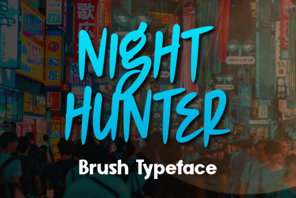 Night Hunter: A Display Font That Anchors Editorial Mood