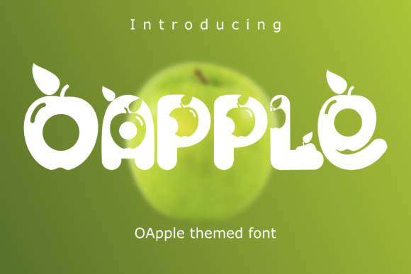 O Apple: A Display Font That Breathes Life Into Editorial Moments