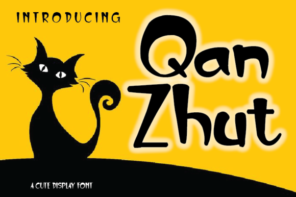 Qan Zhut: A Joyful Display Font for Small Business Branding