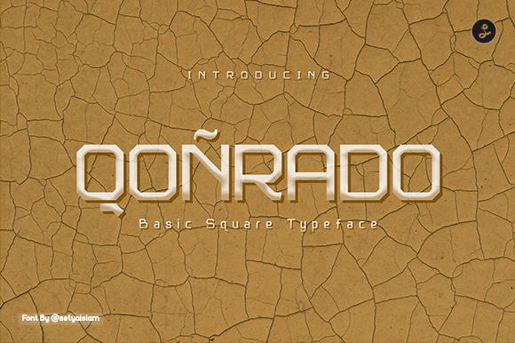Qoñrado Display Font for Handmade Brands & Printables