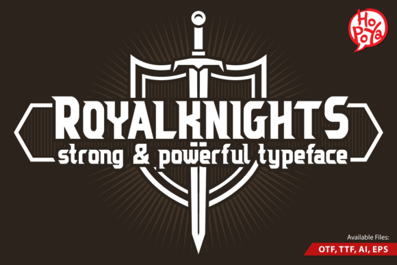Royal Knights: A Display Font That Adds Instant Gravitas to Your Brand