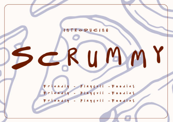 Scrummy: A Quirky Display Font That Actually Works