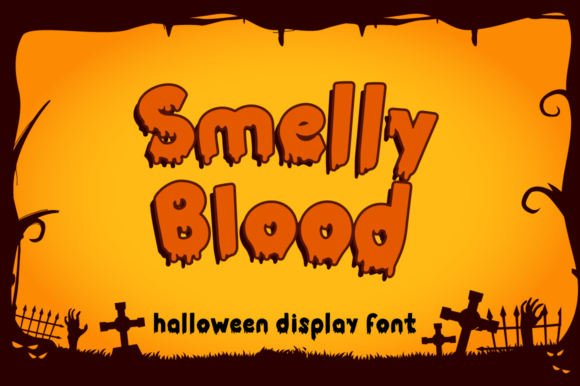 Smelly Blood: A Bold Display Font for Digital Branding
