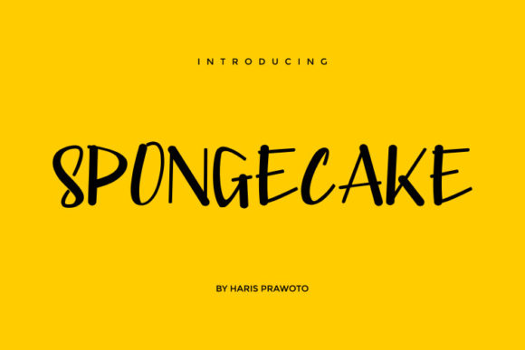 Spongecake: A Joyful Display Font for Digital Brands