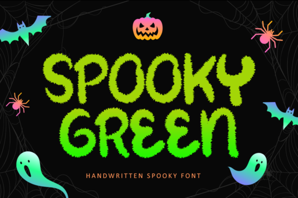 Spooky Green: A Friendly Display Font for Modern Web Design