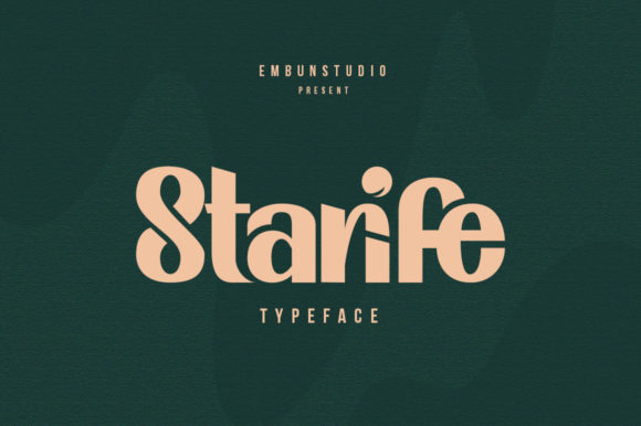 Starife: A Display Font That Earns Its Space