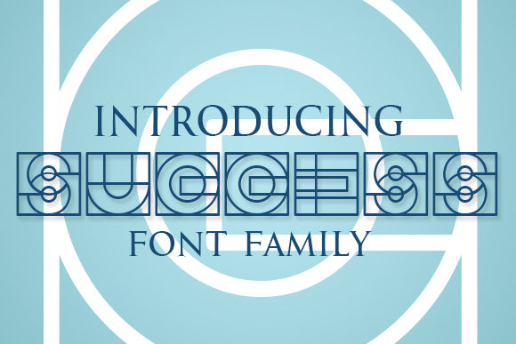 Success: A Display Typeface That Celebrates Shape and Clarity