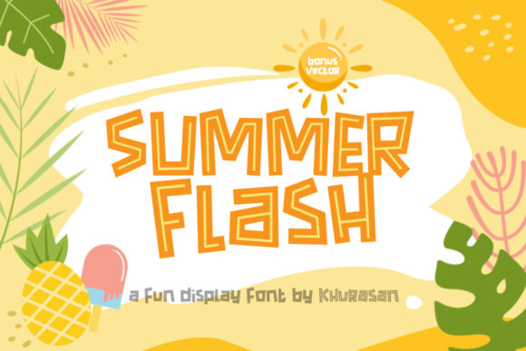 Summer Flash: A Playful Display Font That Pops on Every Screen