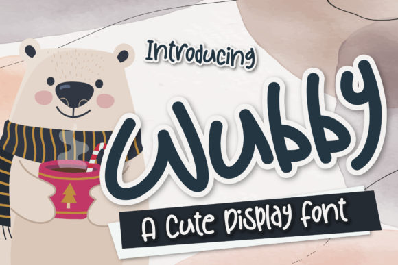 Wubby: A Playful Display Font That Makes Handmade Products Shine